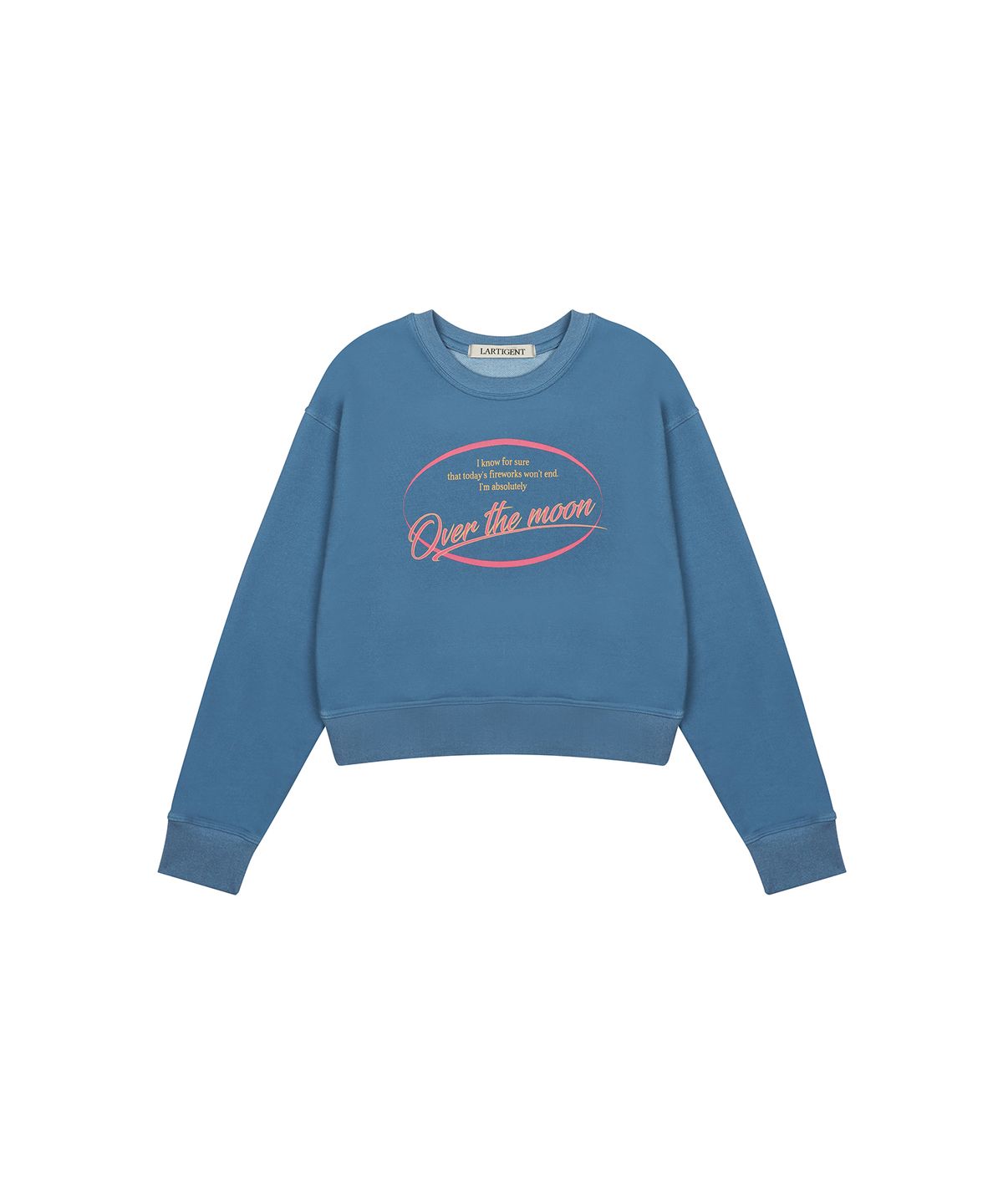 라티젠(LARTIGENT) L2 CIRCLE OVER SWEATSHIRT(BLUE)