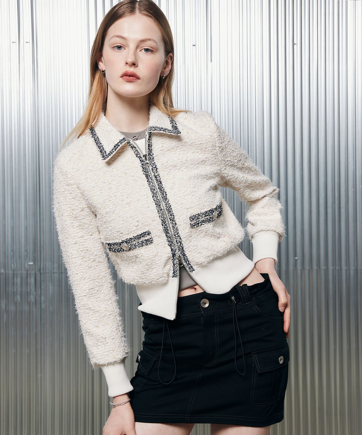 라티젠(LARTIGENT) L2 POCKET MINI SKIRT(BLACK)
