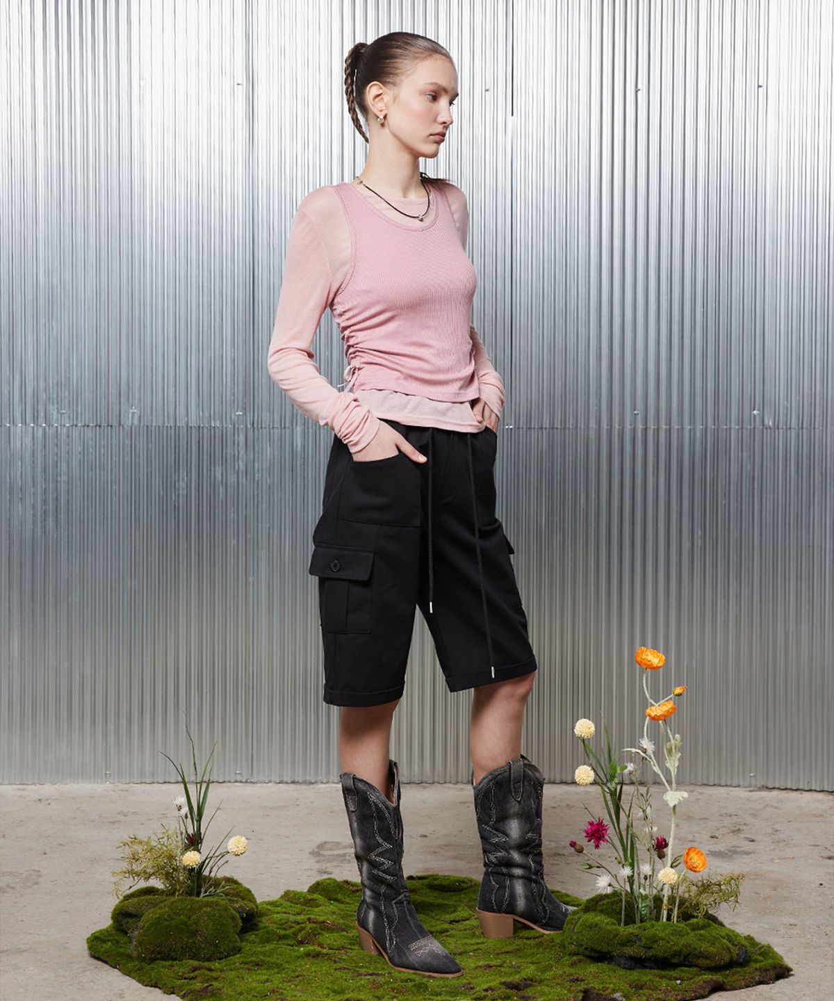 라티젠(LARTIGENT) L2 POCKET SHORTS(BLACK)