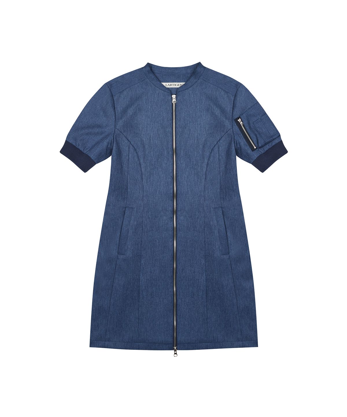 라티젠(LARTIGENT) L2 ZIP UP DRESS(BLUE)