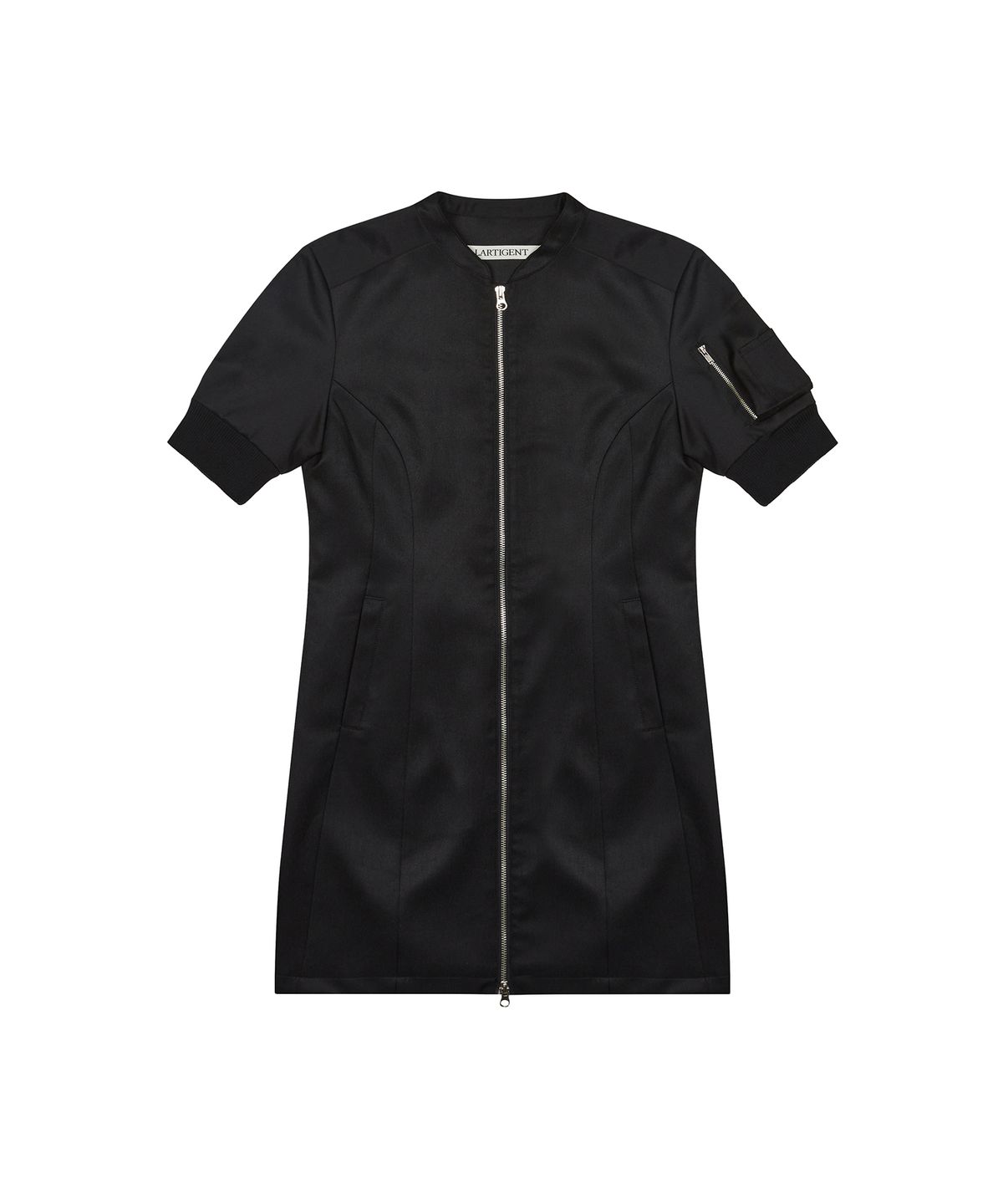 라티젠(LARTIGENT) L2 ZIP UP DRESS(BLACK)