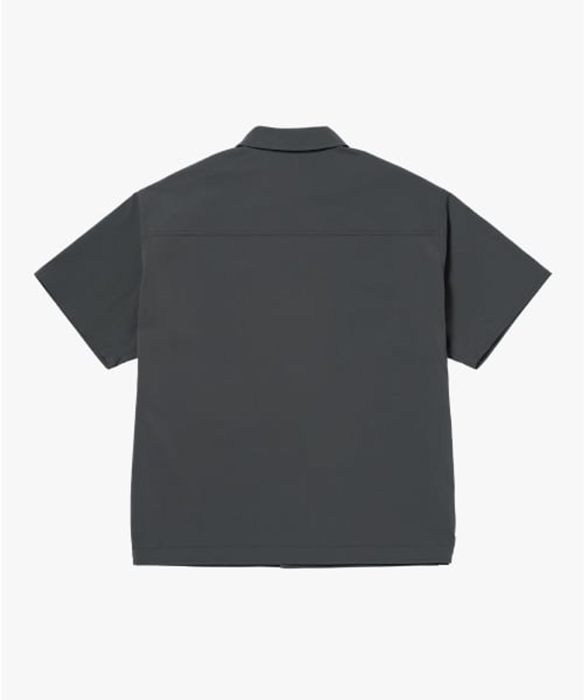 골스튜디오(GOALSTUDIO) STRETCH NYLON SHIRTS-CHARCOAL