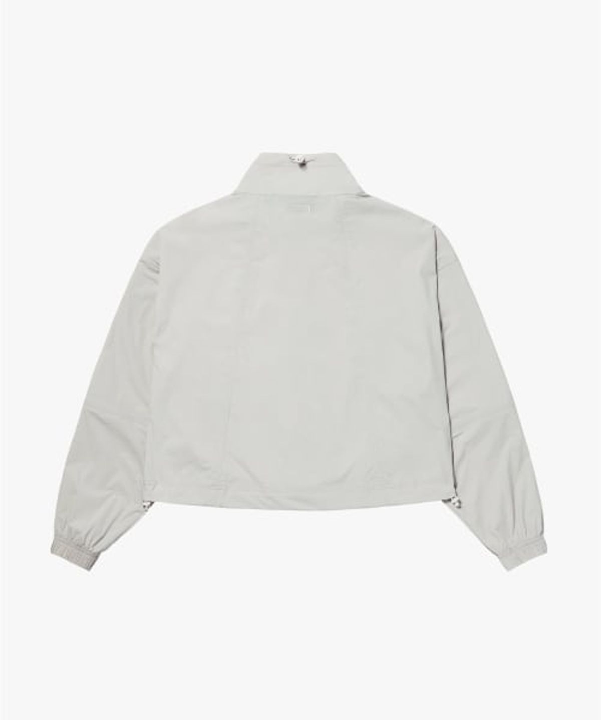 골스튜디오(GOALSTUDIO) WOMENS STRETCH NYLON CROPPED JACKET-LIGHT GREY