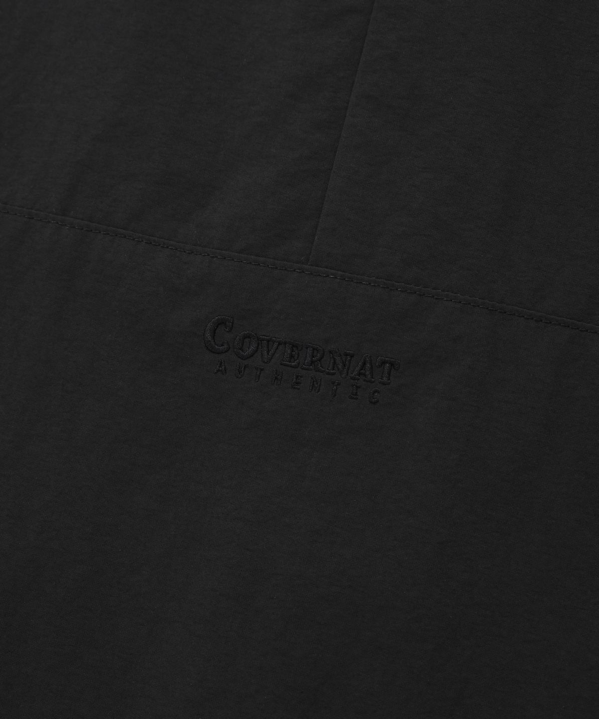 커버낫(COVERNAT) 윈드브레이커 아노락 자켓 블랙