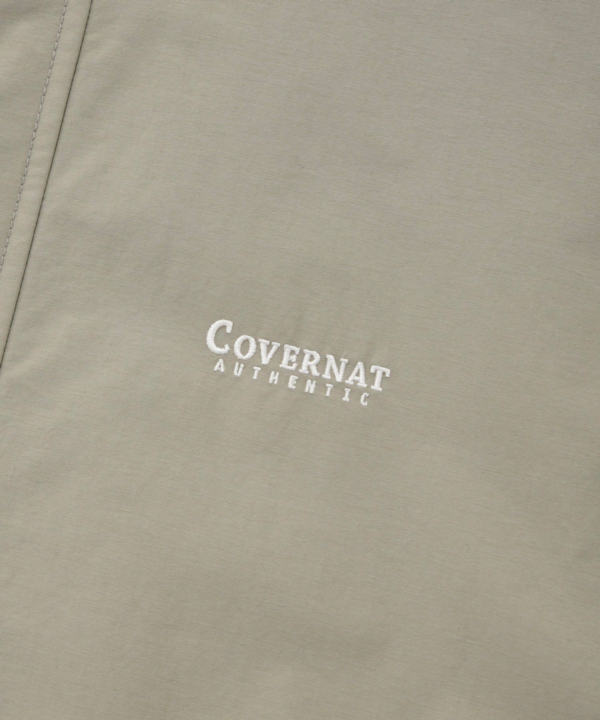 커버낫(COVERNAT) PERTEX 스탠 카라 쉘 파카 베이지
