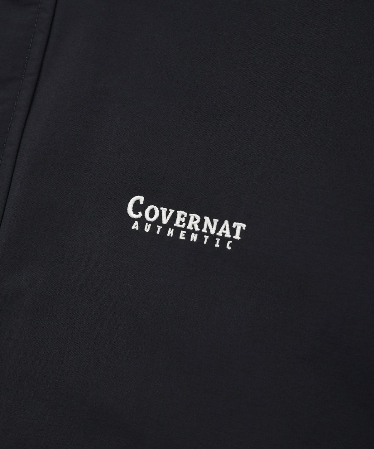 커버낫(COVERNAT) PERTEX 스탠 카라 쉘 파카 블랙