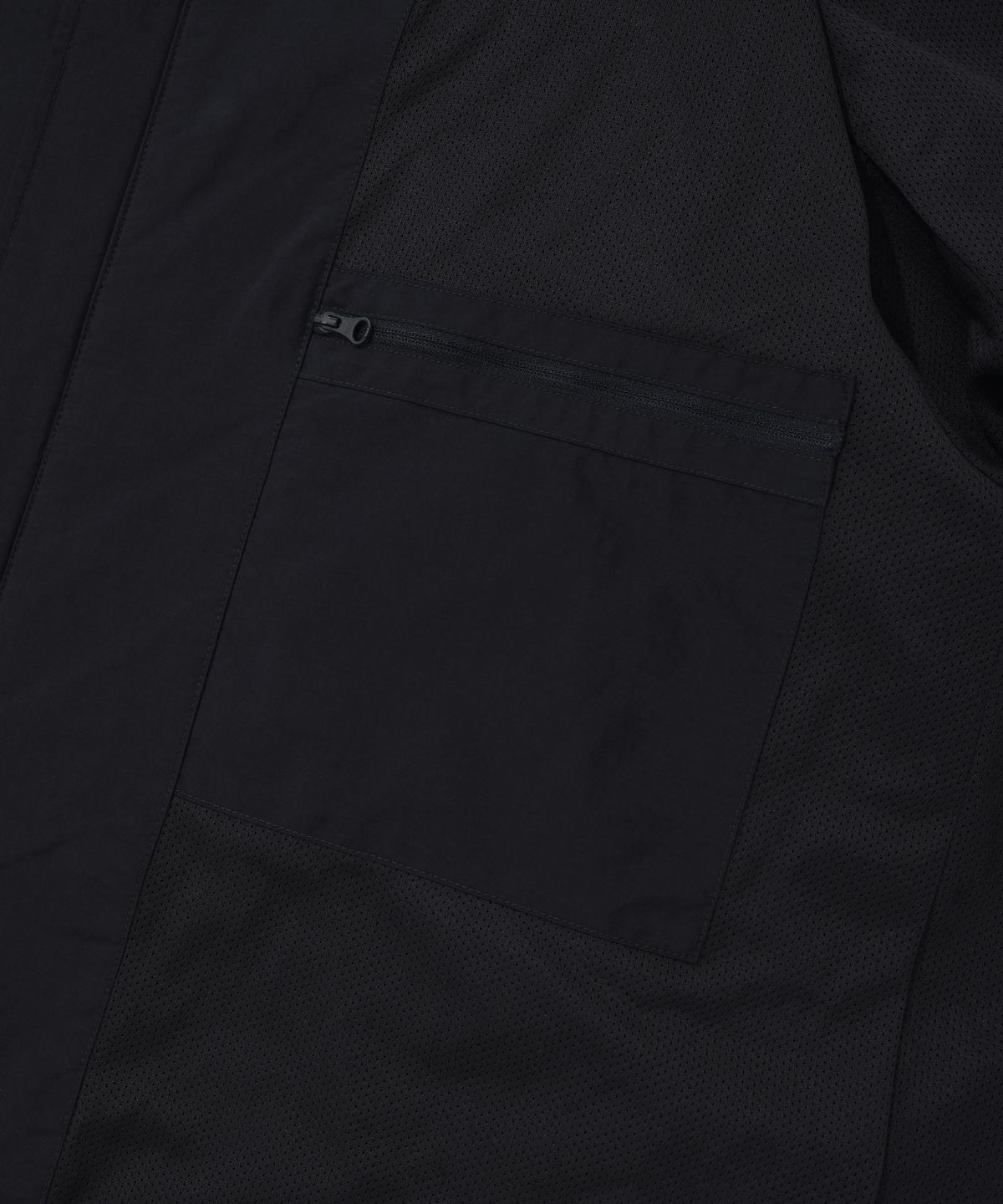 커버낫(COVERNAT) PERTEX 스탠 카라 쉘 파카 블랙