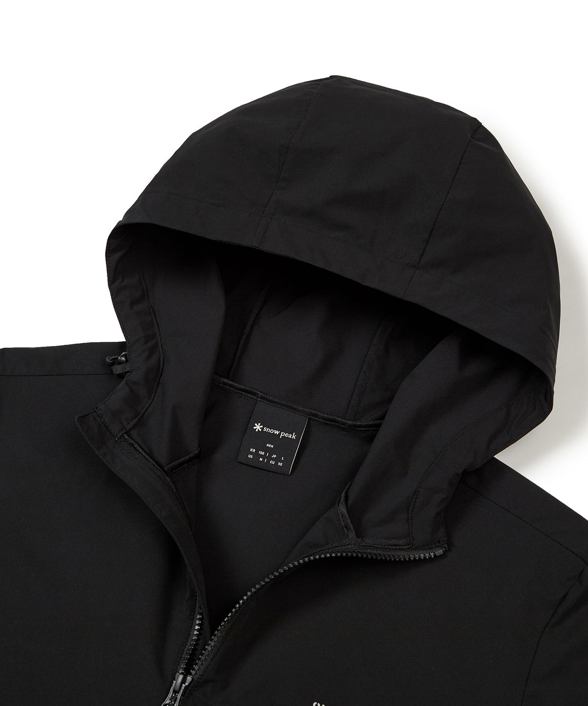 스노우피크 어패럴(SNOWPEAK APPAREL) 프로 반팔 후드 아노락 Black (S23MMTAN30)
