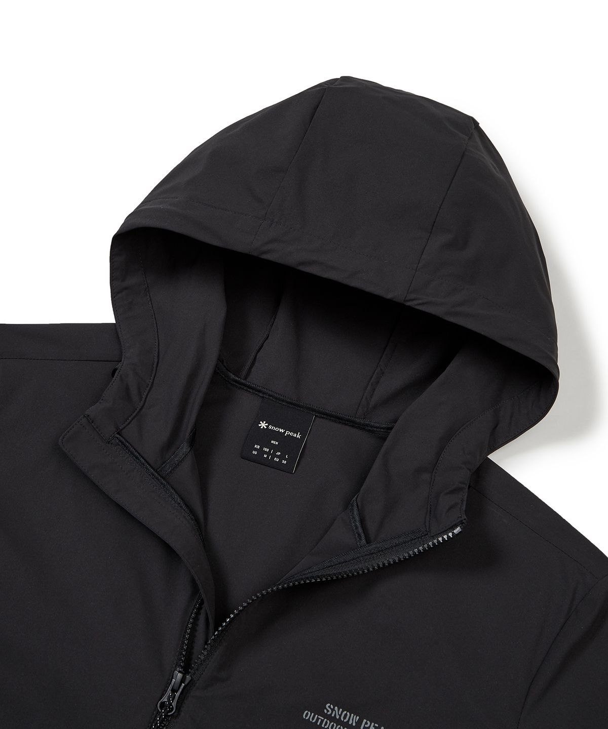 스노우피크 어패럴(SNOWPEAK APPAREL) 프로 반팔 후드 아노락 Dark Charcoal (S23MMTAN30)