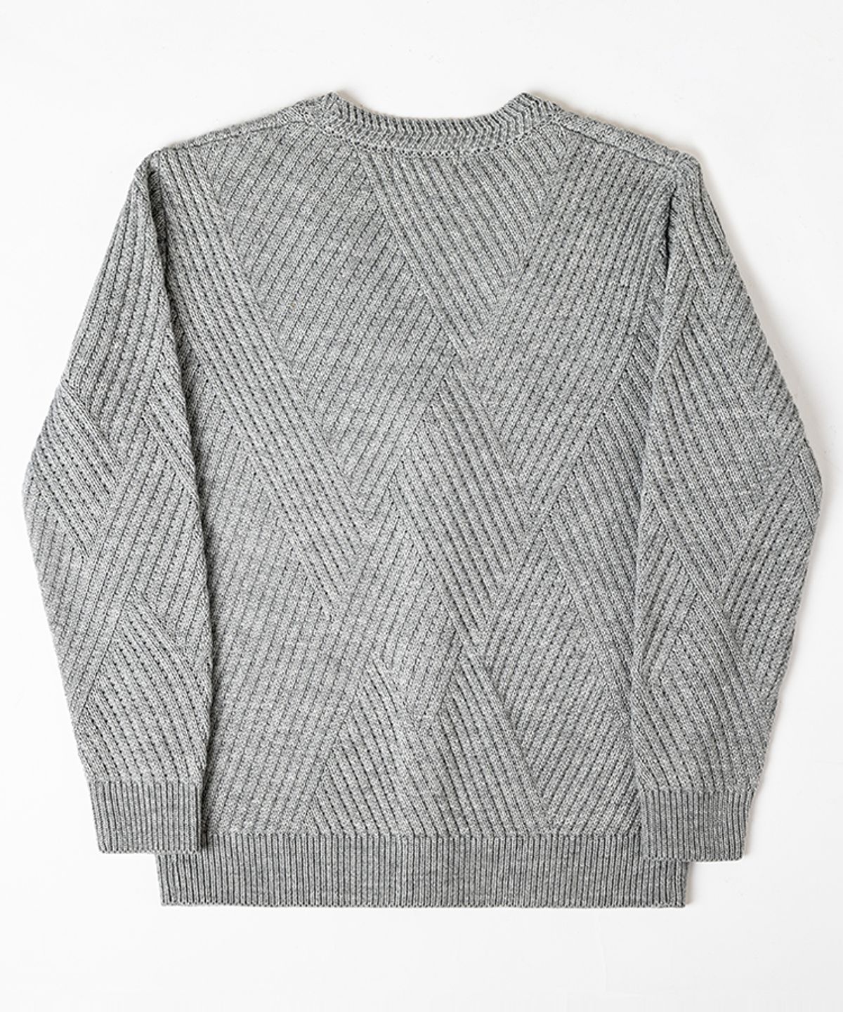 스트라이크(STRIKE) Multibutton Cardigan Knit (GREY)