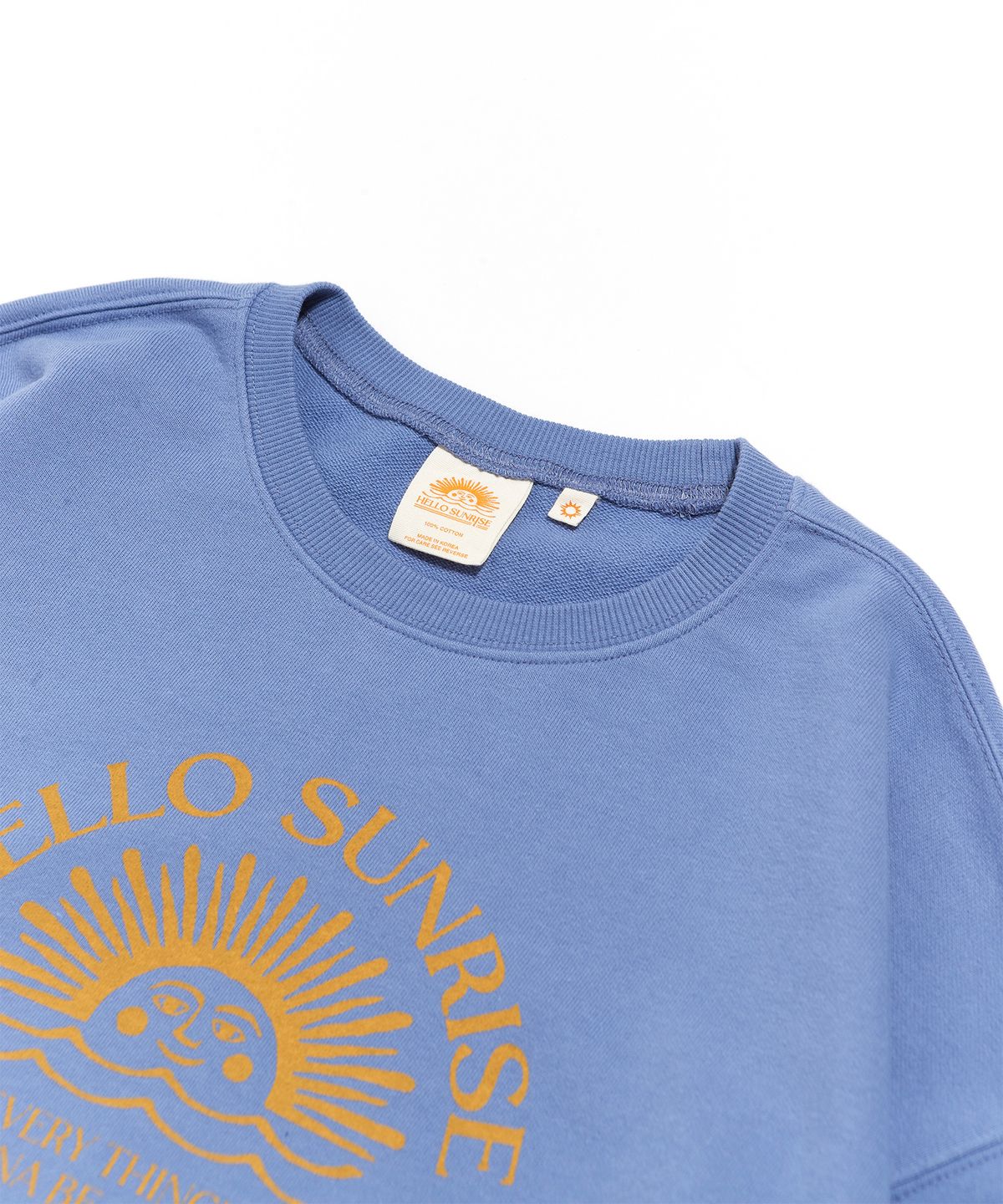 헬로 선라이즈(HELLO SUNRISE) HS Arch Logo Long Sleeve (W) (Blue)