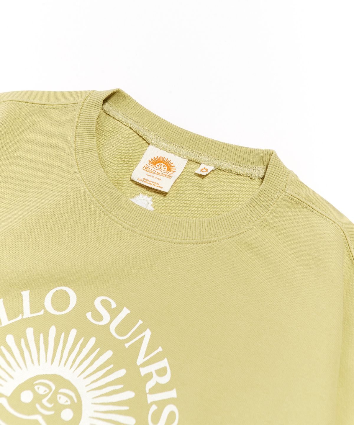 헬로 선라이즈(HELLO SUNRISE) HS Arch Logo Long Sleeve (W) (Mustard)