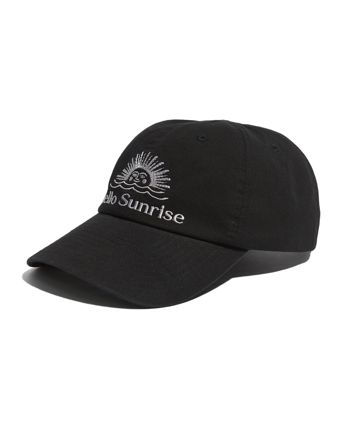 헬로 선라이즈(HELLO SUNRISE) Washed OG Logo Ball Cap (Black)