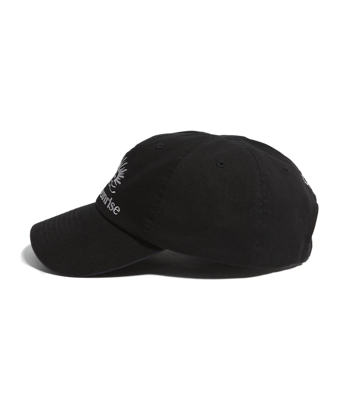 헬로 선라이즈(HELLO SUNRISE) Washed OG Logo Ball Cap (Black)