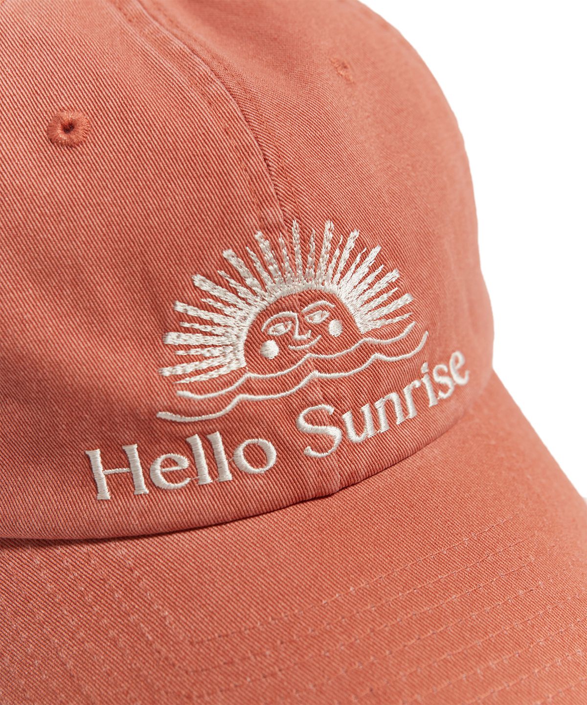 헬로 선라이즈(HELLO SUNRISE) Washed OG Logo Ball Cap (Orange)