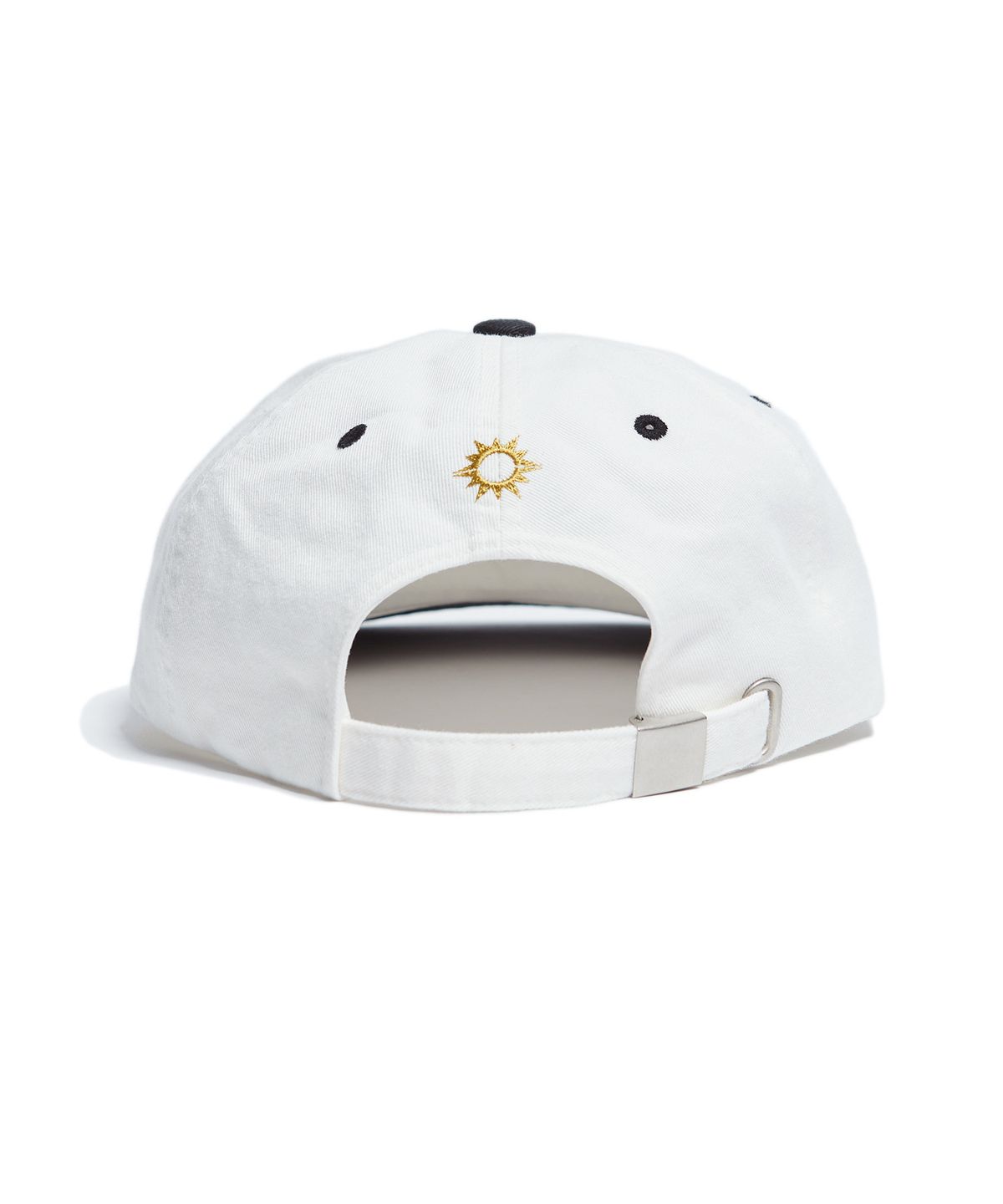 헬로 선라이즈(HELLO SUNRISE) Two Tone Washed OG Logo 6panel Cap (Off White & Black)