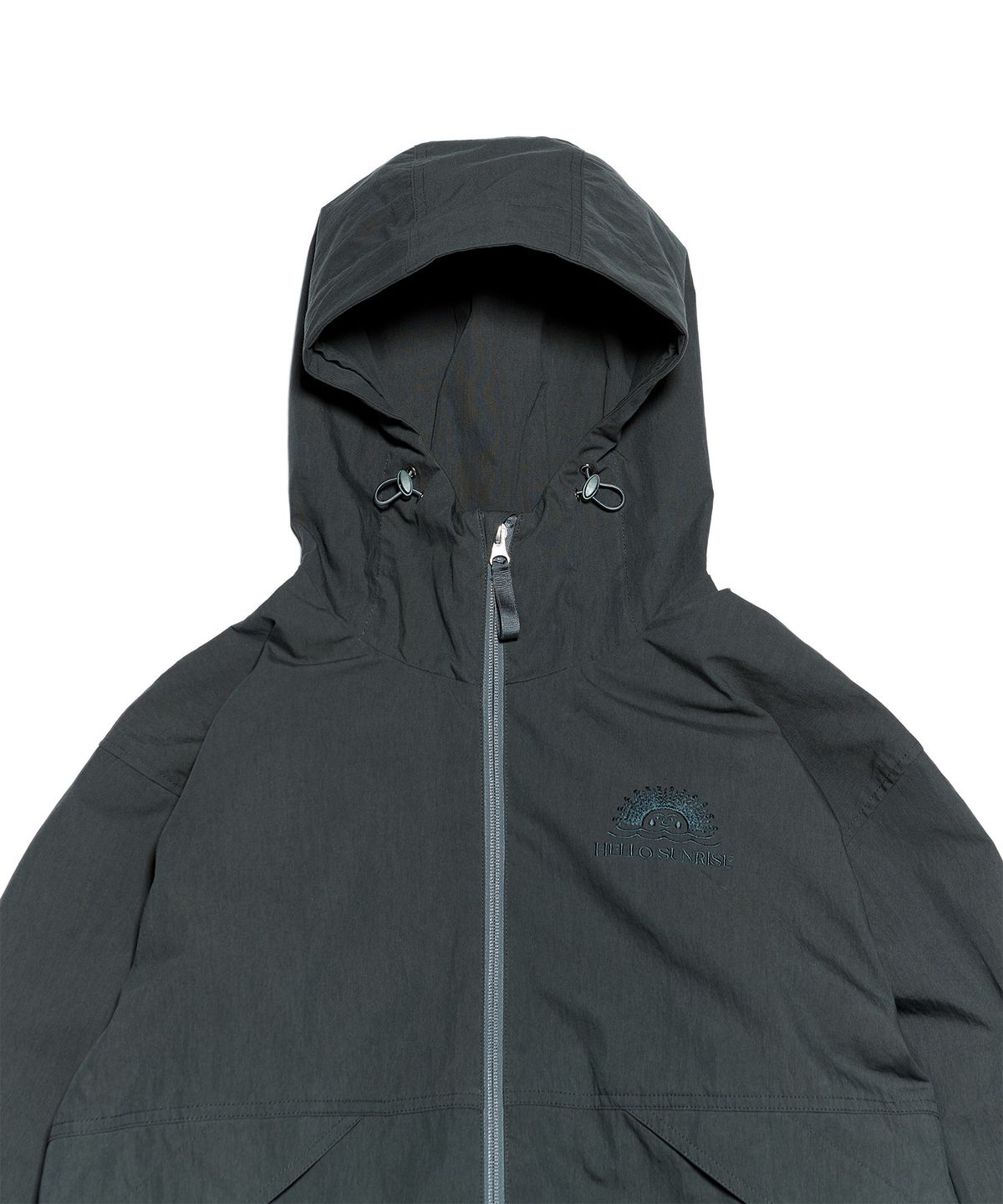 헬로 선라이즈(HELLO SUNRISE) HS Hooded Zip-up Jacket (Gray)