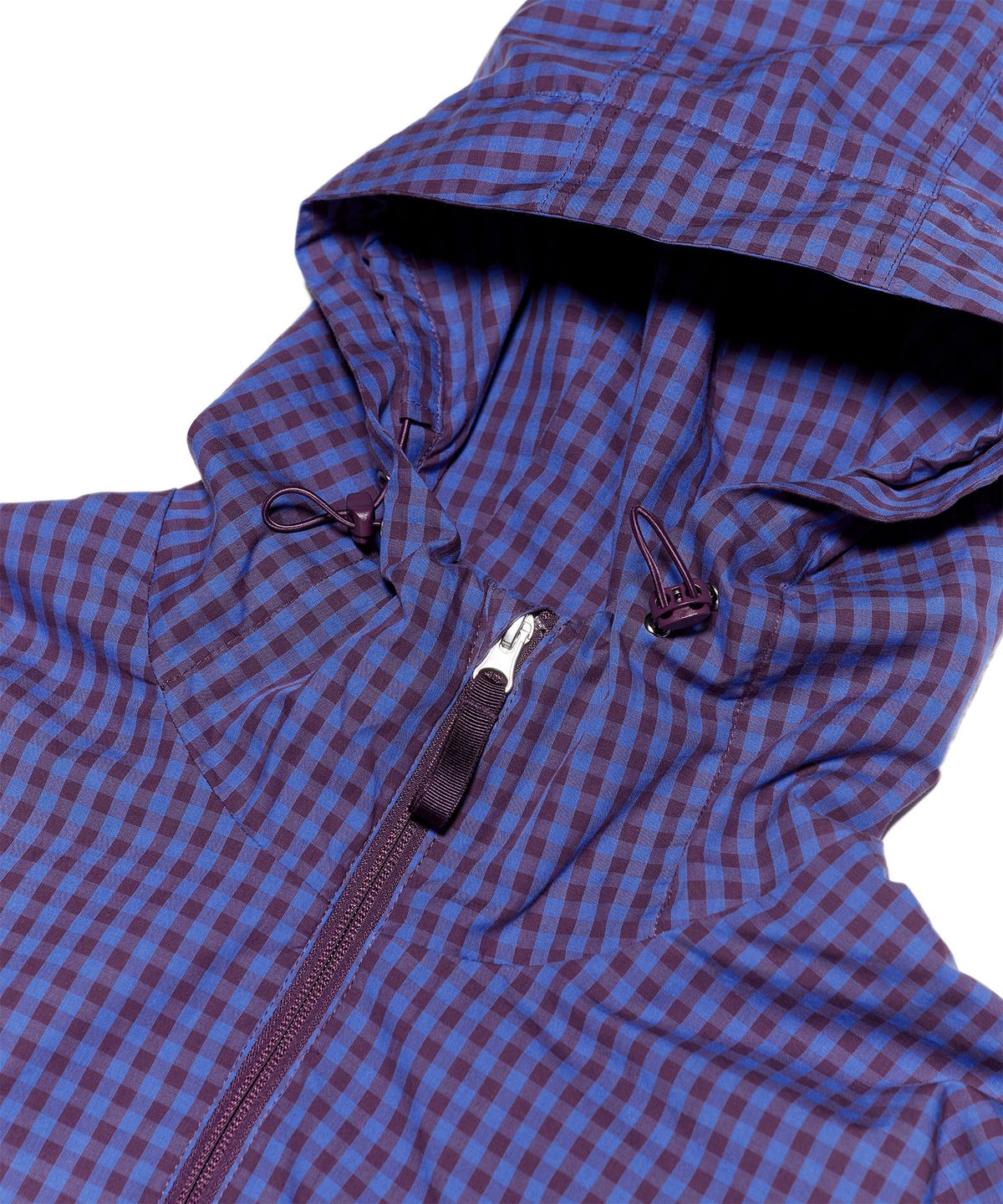 헬로 선라이즈(HELLO SUNRISE) HS Hooded Zip-up Jacket (Purple Check)