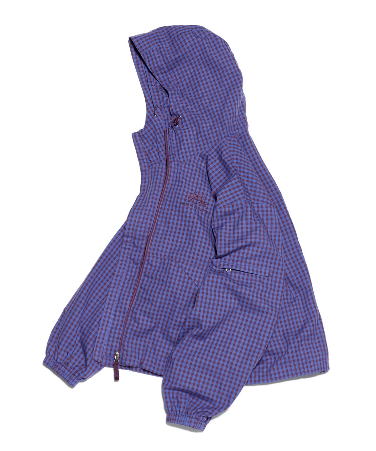 헬로 선라이즈(HELLO SUNRISE) HS Hooded Zip-up Jacket (Purple Check)