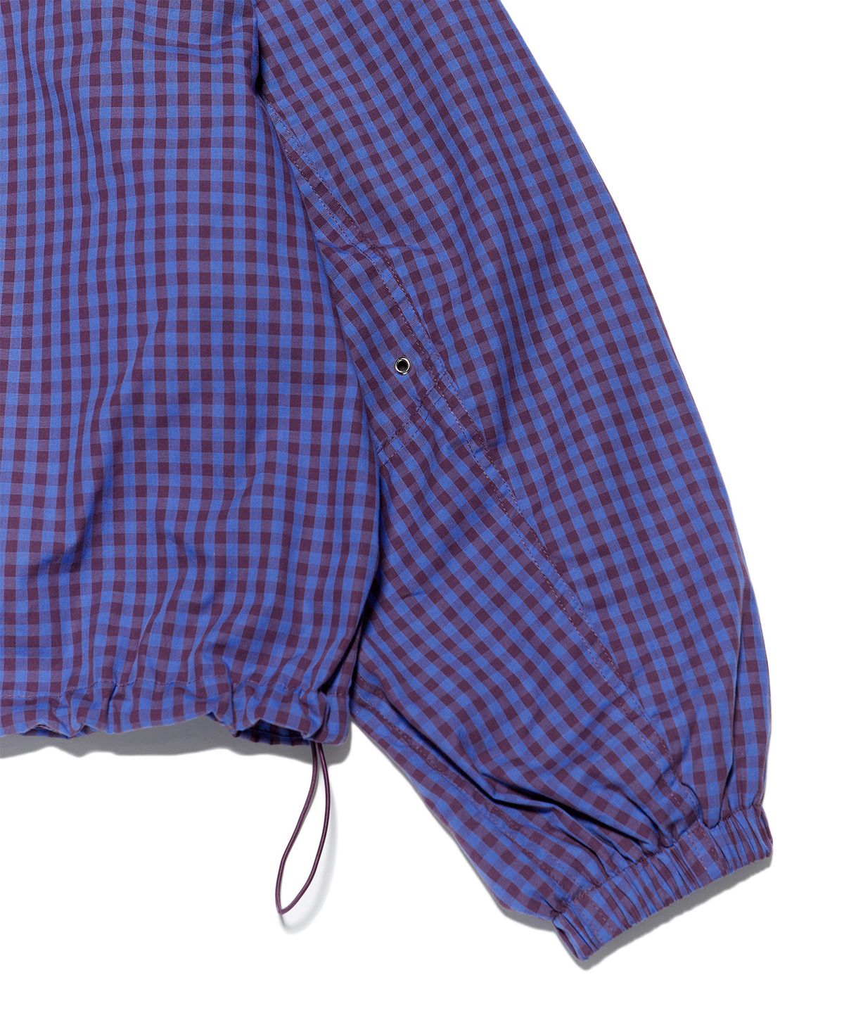 헬로 선라이즈(HELLO SUNRISE) HS Hooded Zip-up Jacket (Purple Check)