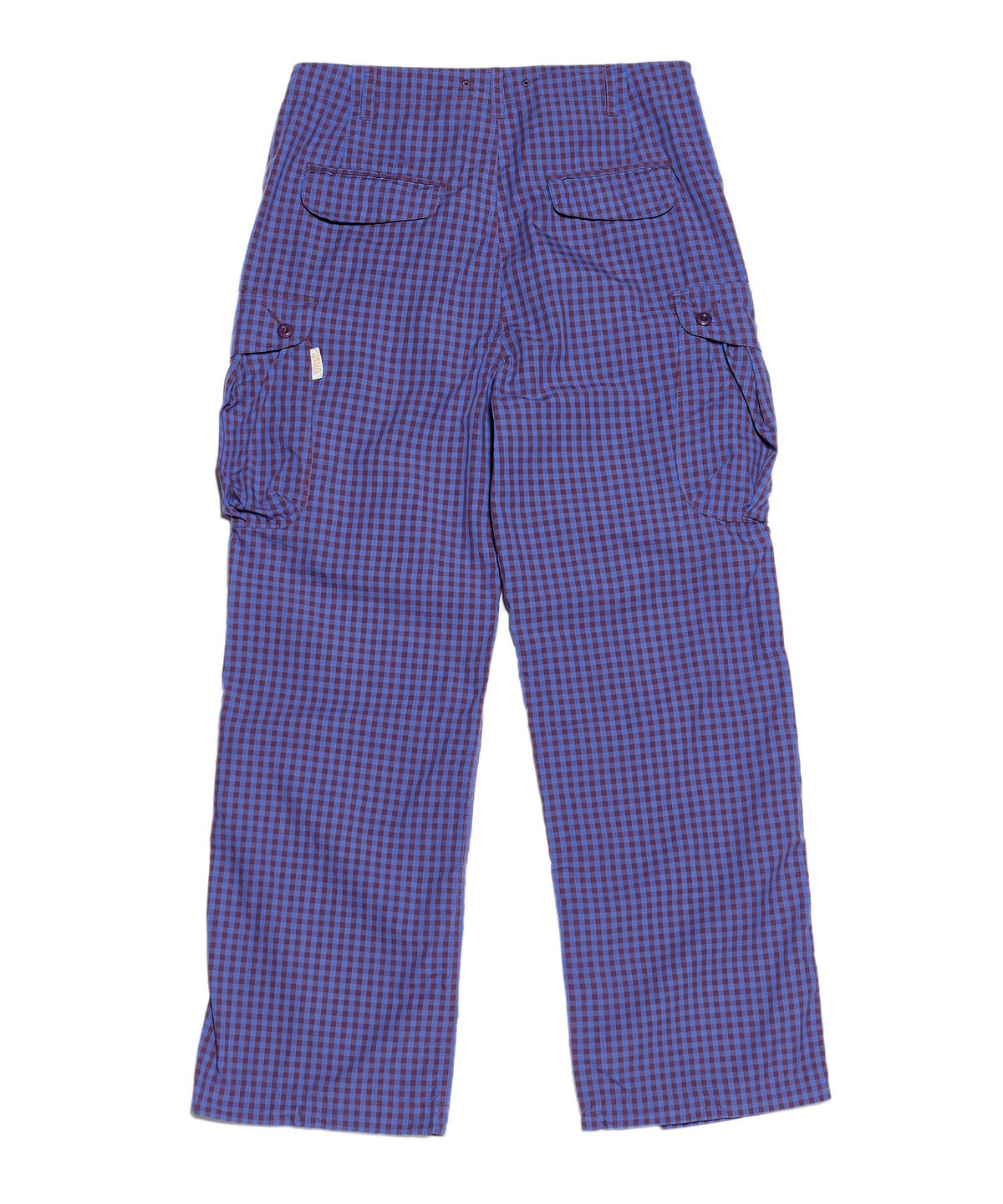 헬로 선라이즈(HELLO SUNRISE) Parachute Cargo Pants (Purple Check)