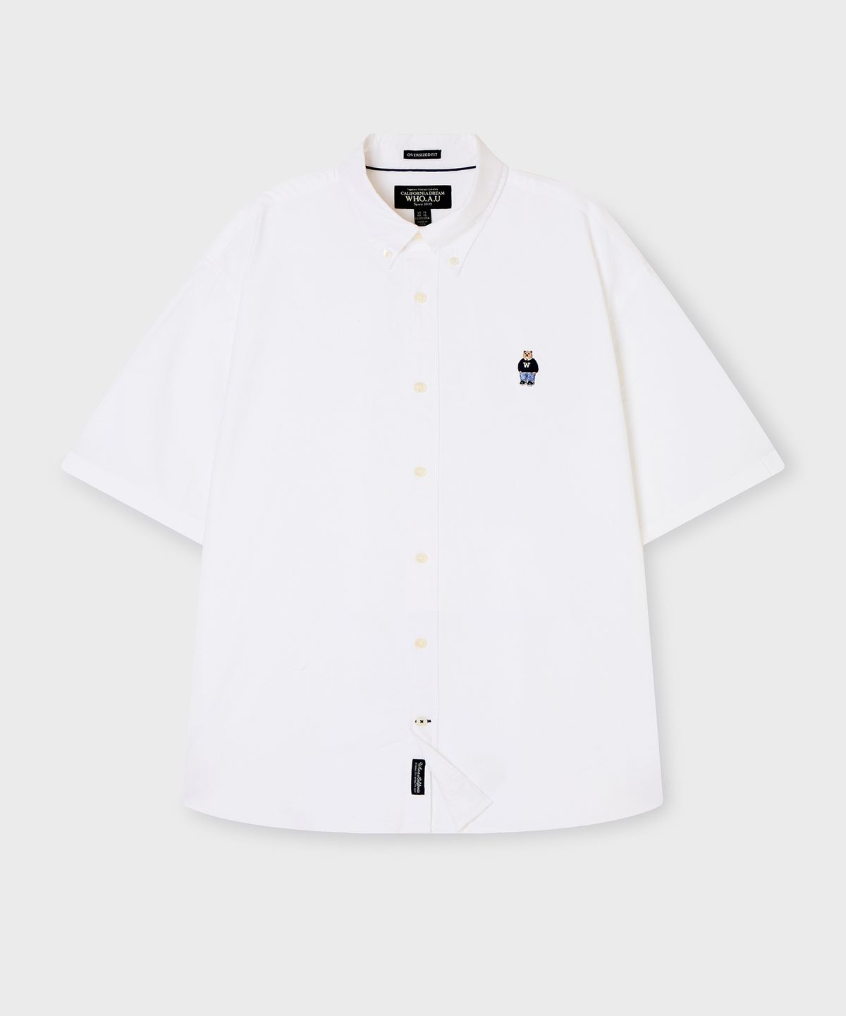 후아유(WHO.A.U) Steve Oxford Short Sleeve Shirts/WHYWG2511U