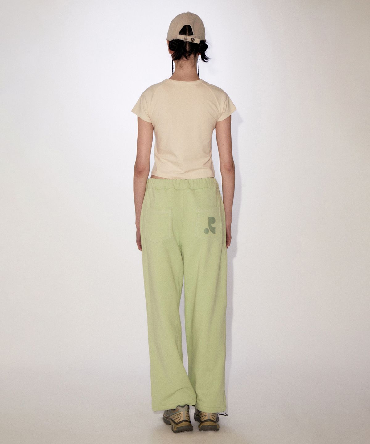 레스트앤레크레이션(REST&RECREATION) RIRI CROP T-SHIRT BEIGE