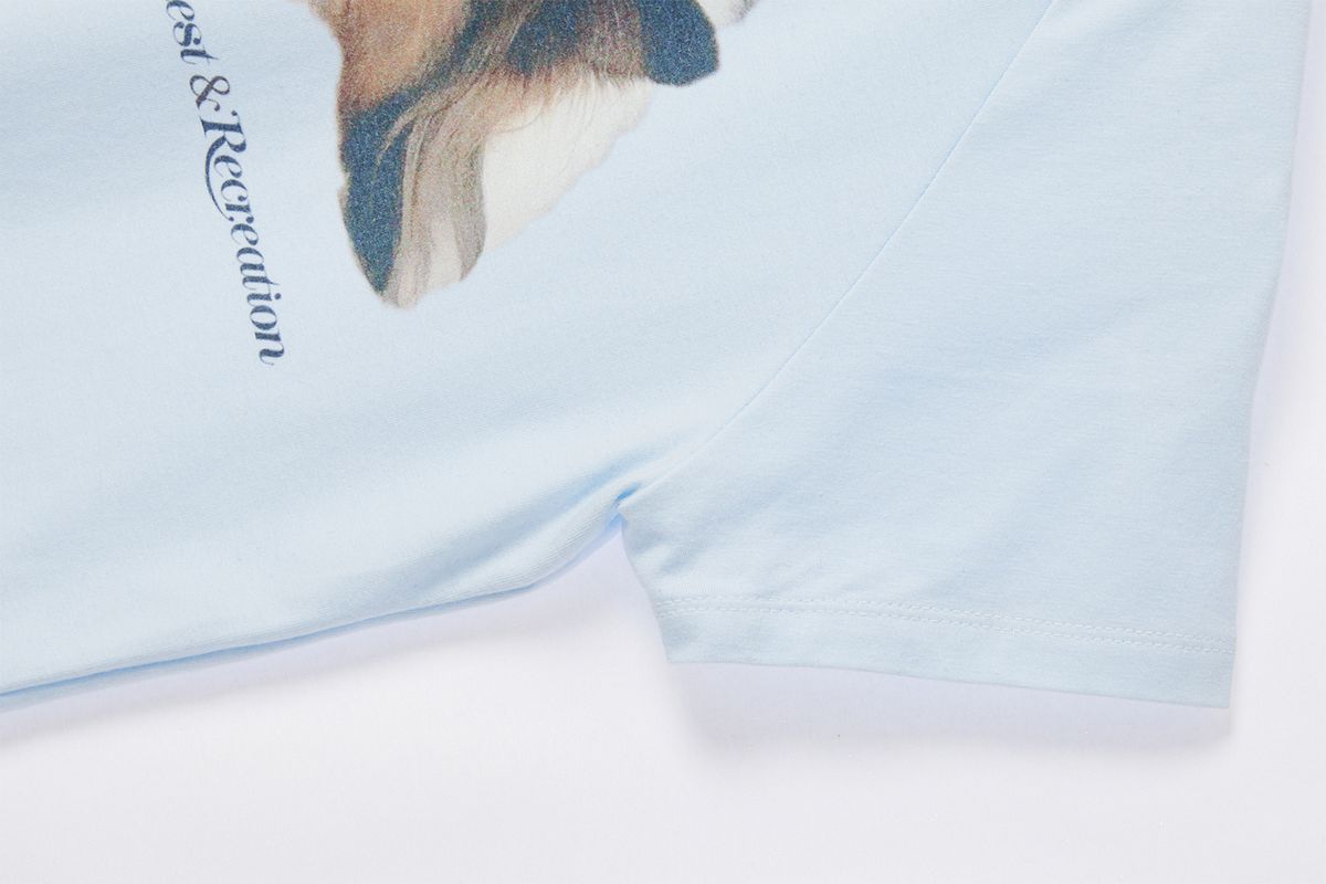 레스트앤레크레이션(REST&RECREATION) RIRI CROP T-SHIRT SKYBLUE