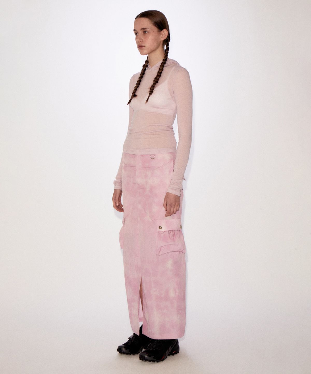 레스트앤레크레이션(REST&RECREATION) RR SEE THROUGH HOOD PINK