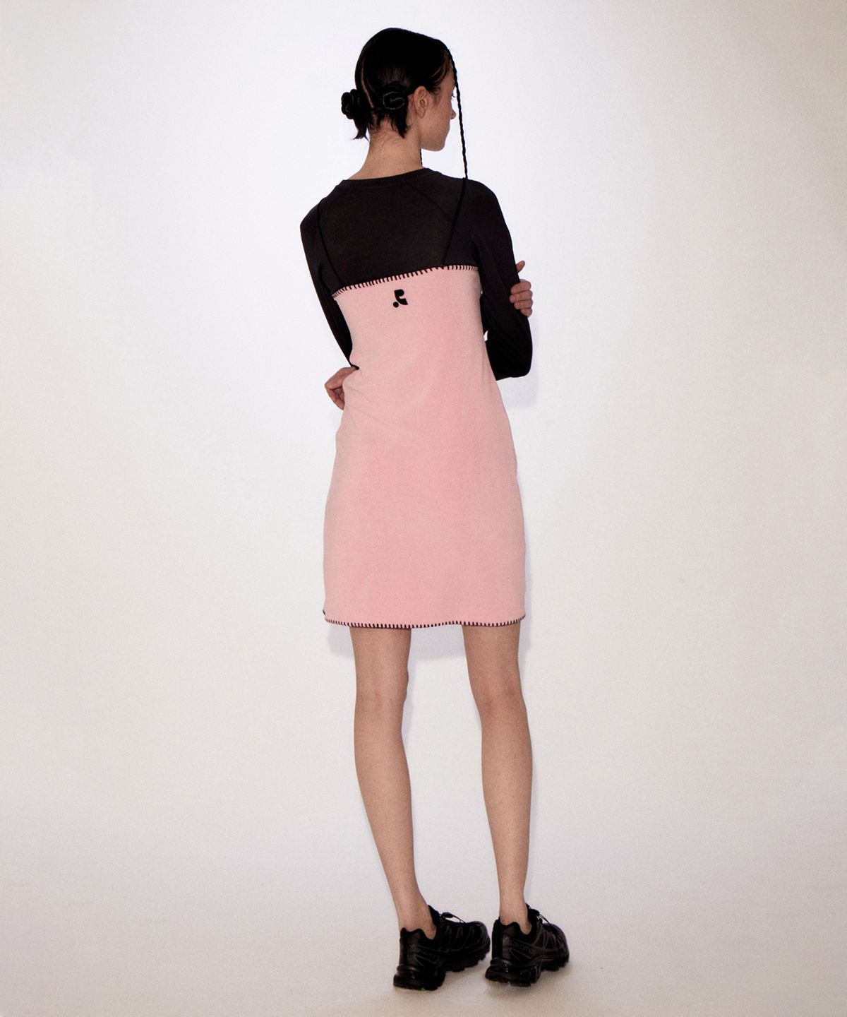 레스트앤레크레이션(REST&RECREATION) RR STITCH TERRY MINI DRESS PINK