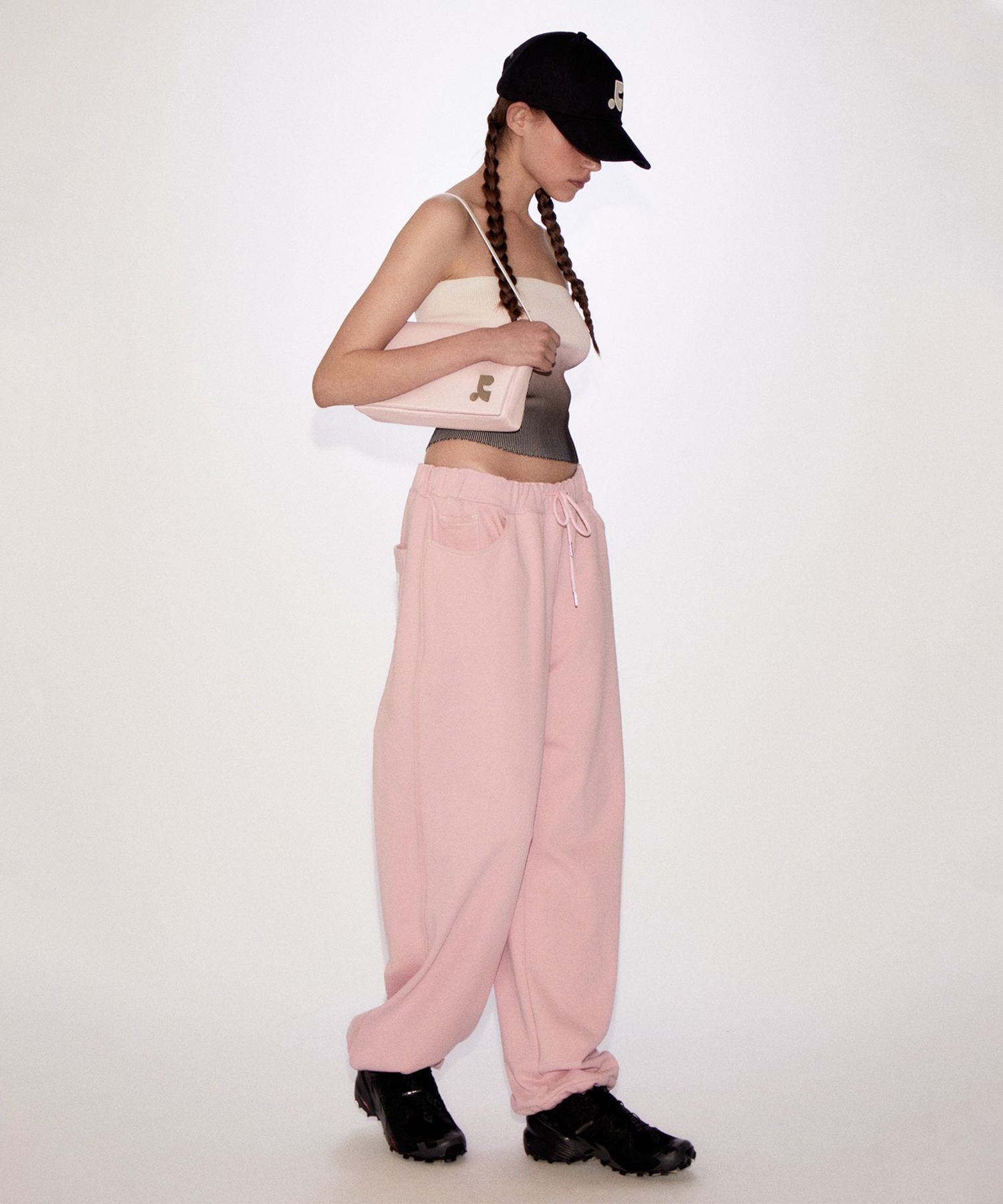 ☆送料・関税込☆Rest&Recreation★RR LOGO NYLON SHOULDER BAG MUSINSA | REST&RECREATION RR LOGO NYLON SHOULDER BAG PINK