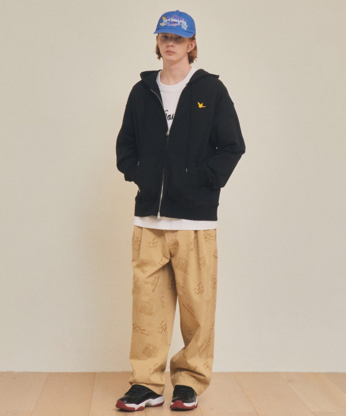 마크곤잘레스(MARK GONZALES) ALLOVER PRINT TWILL EASY PANT - BEIGE