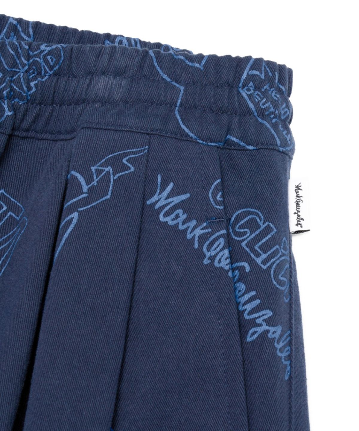 마크곤잘레스(MARK GONZALES) ALLOVER PRINT TWILL EASY PANT - NAVY