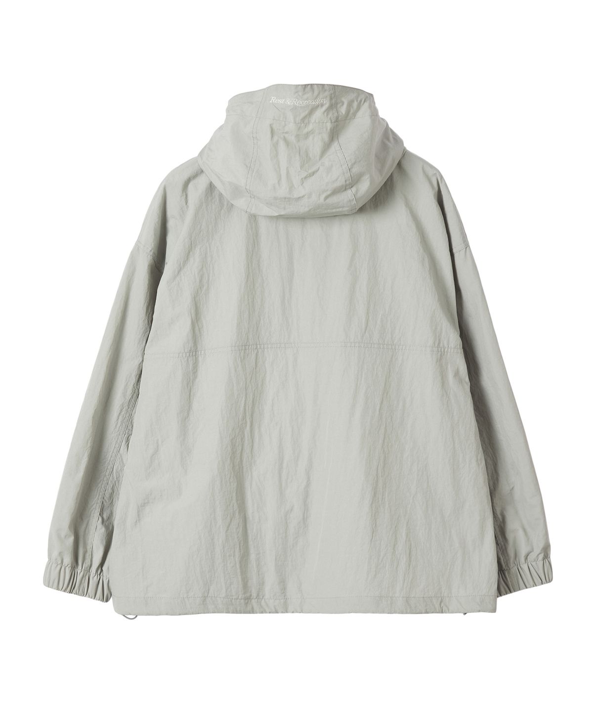 레스트앤레크레이션(REST&RECREATION) RR NYLON ANORAK LIGHTGREY