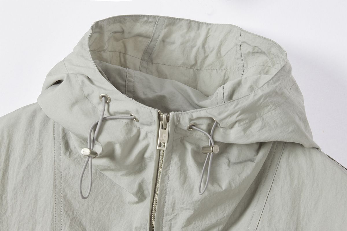 레스트앤레크레이션(REST&RECREATION) RR NYLON ANORAK LIGHTGREY