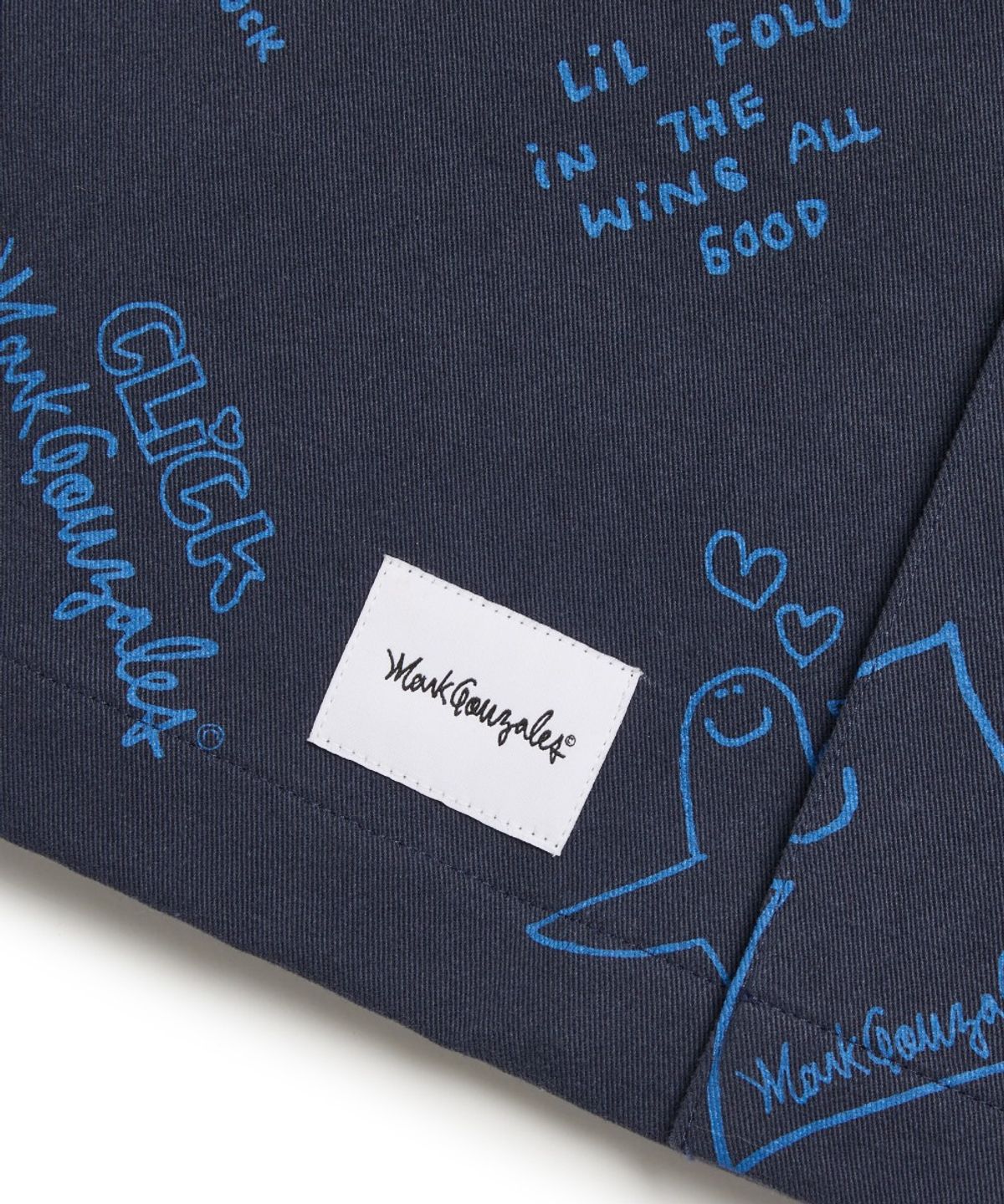 마크곤잘레스(MARK GONZALES) ALLOVER PRINT TWILL WORK JACKET - NAVY