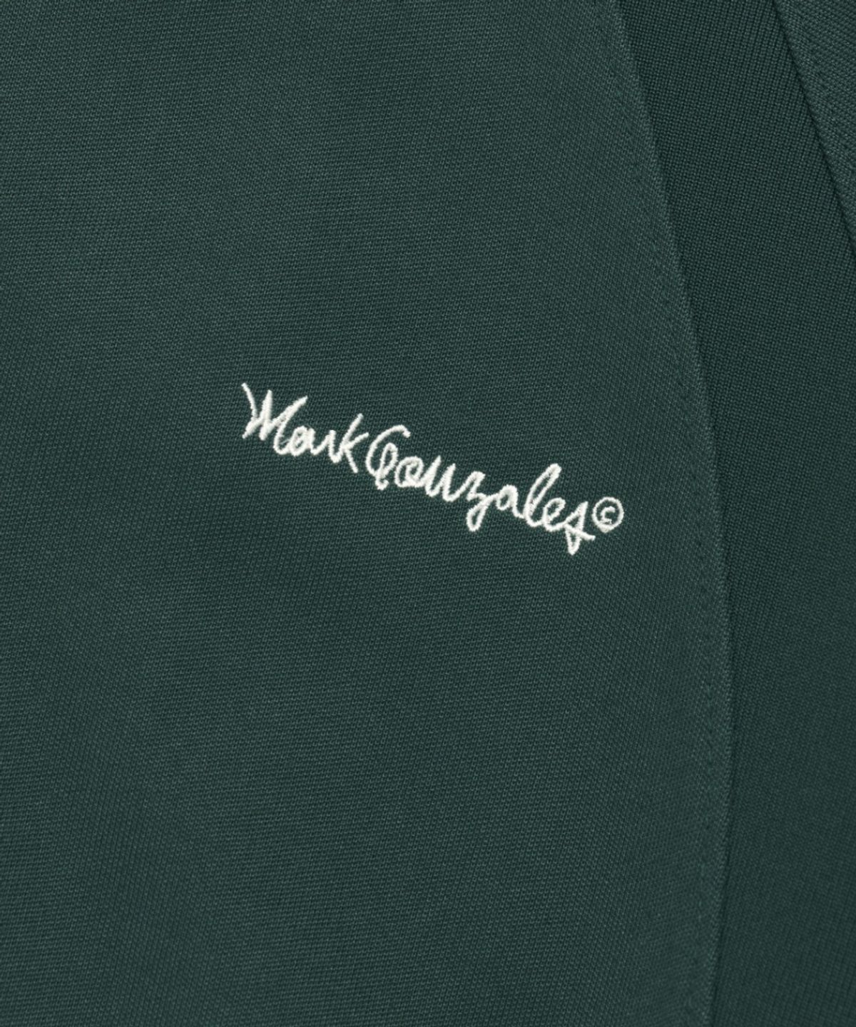마크곤잘레스(MARK GONZALES) SIGN LOGO TAPE DETAIL TRACK JACKET - D/GREEN