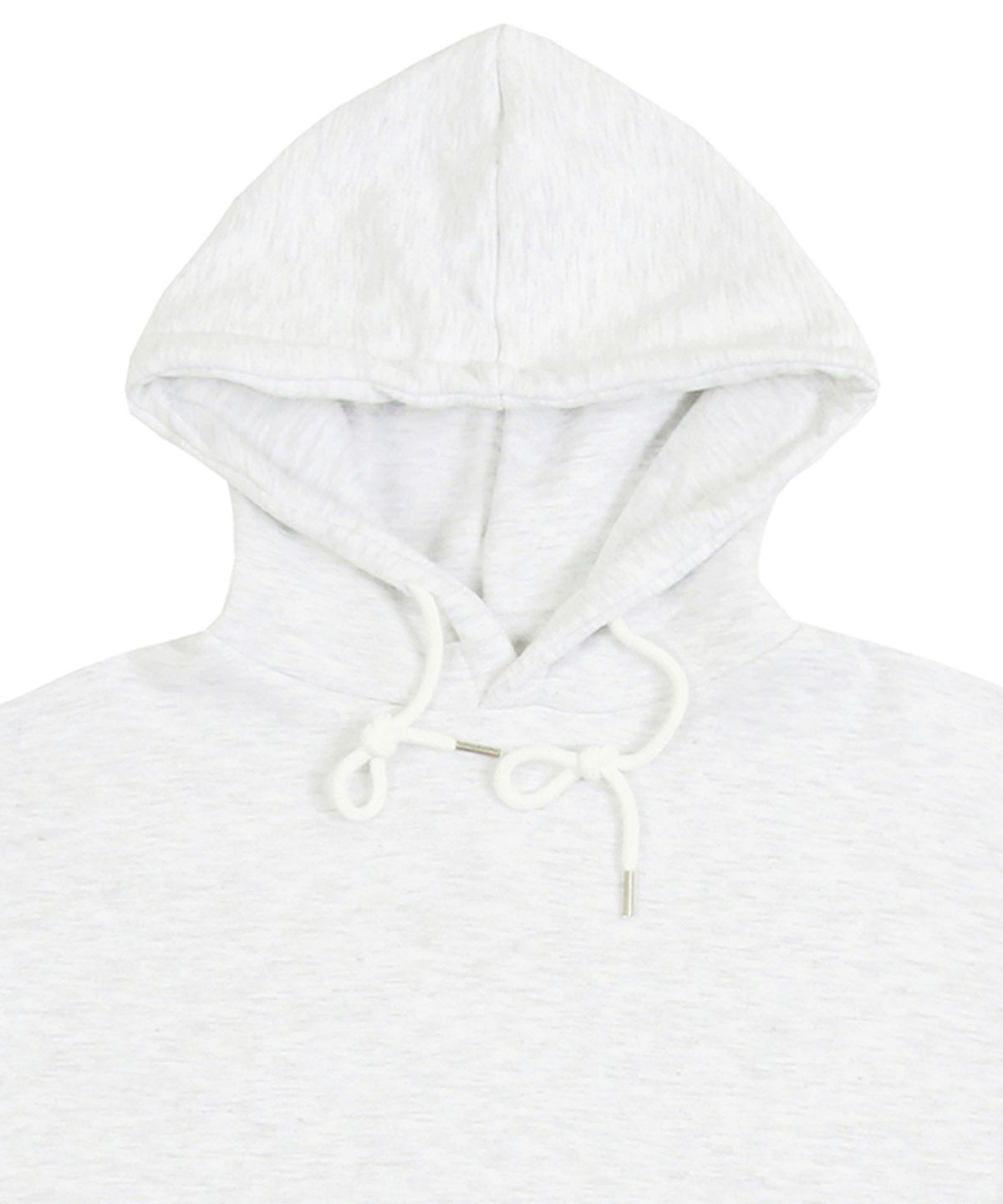 그레이버(GRAVER) [UNISEX]엘보우 체커보드 드로잉스마일 후드티_멜란지화이트