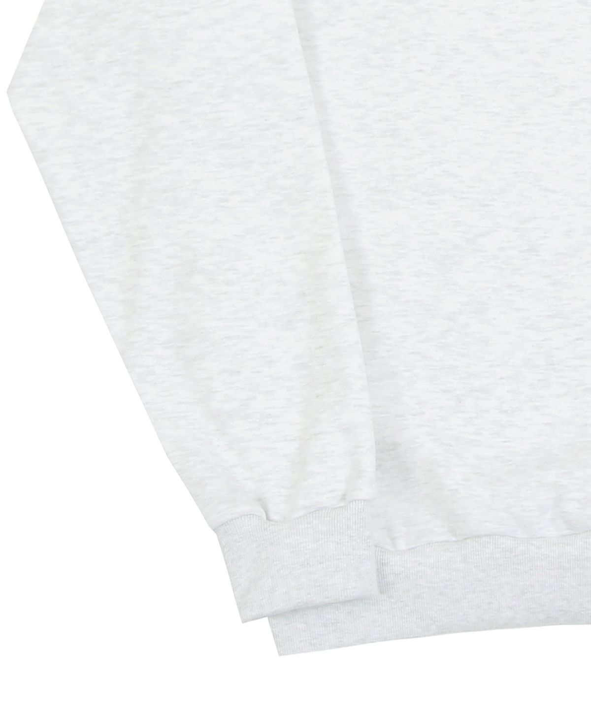 그레이버(GRAVER) [UNISEX]체커보드 스몰플라워 맨투맨_멜란지화이트