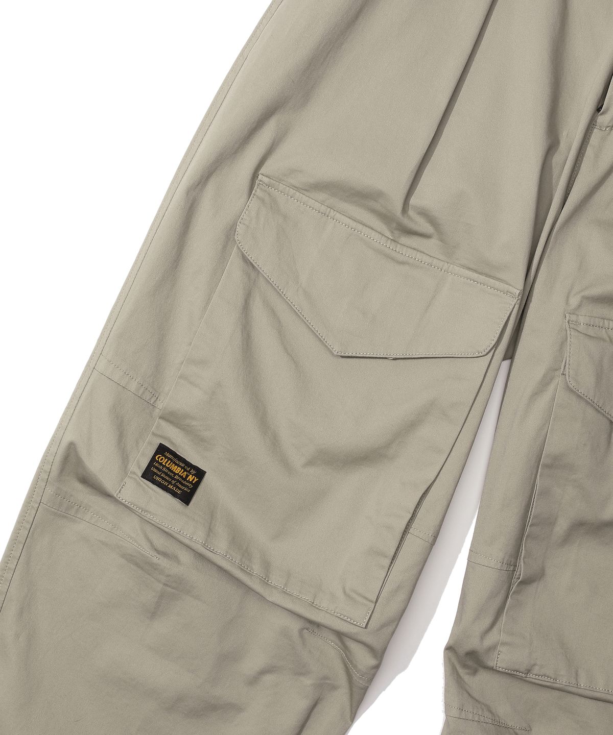 컬럼비아 유니버시티(COLUMBIA UNIVERSITY) MIL-LABEL POCKET WIDE FIT BALLOON PANTS 헤리티지베이지