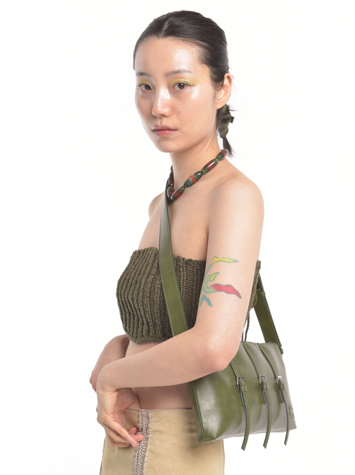 콜로신스(COLOCYNTH) Raspail Square Bag Khaki