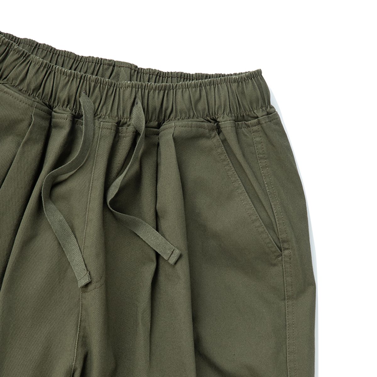 컬럼비아 유니버시티(COLUMBIA UNIVERSITY) NYC LABEL CP WIDE FIT BALLOON PANTS 다크카키
