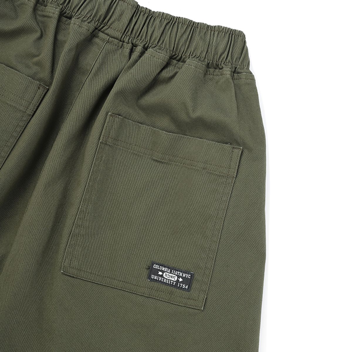 컬럼비아 유니버시티(COLUMBIA UNIVERSITY) NYC LABEL CP WIDE FIT BALLOON PANTS 다크카키
