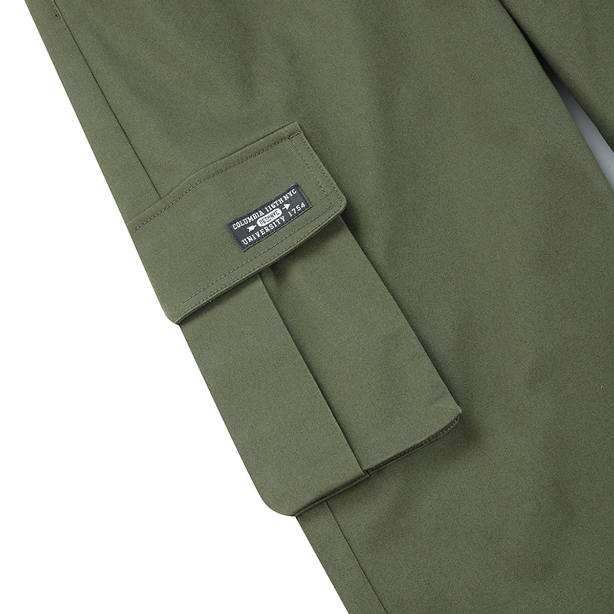 컬럼비아 유니버시티(COLUMBIA UNIVERSITY) NYC LABEL CP MULTIPOCKET LOOSE FIT PANTS 다크카키