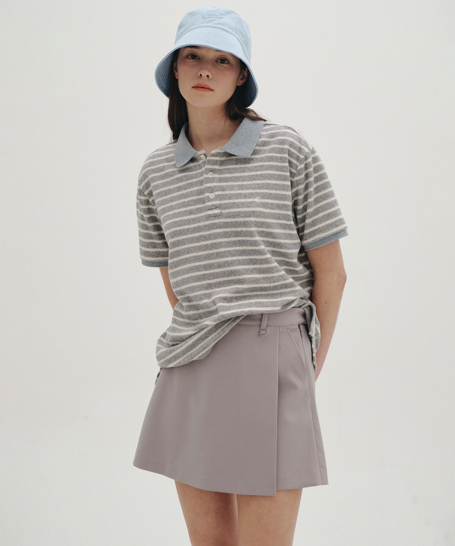 [Clove]★Wrap Shorts MUSINSA | CLOVE [23SS clove] Wrap Shorts (Grey)