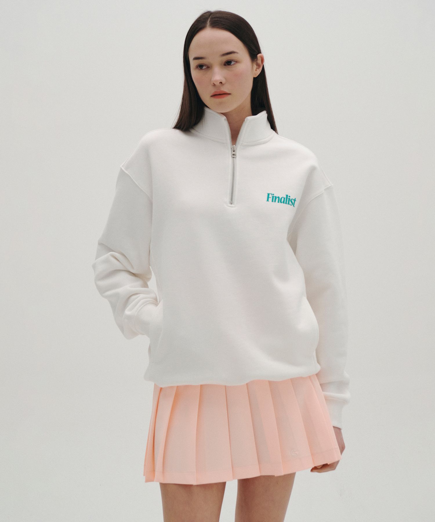 [Clove]★Basic Pleated Skirt MUSINSA | CLOVE [23SS clove] Basic Pleated Skirt (Coral)