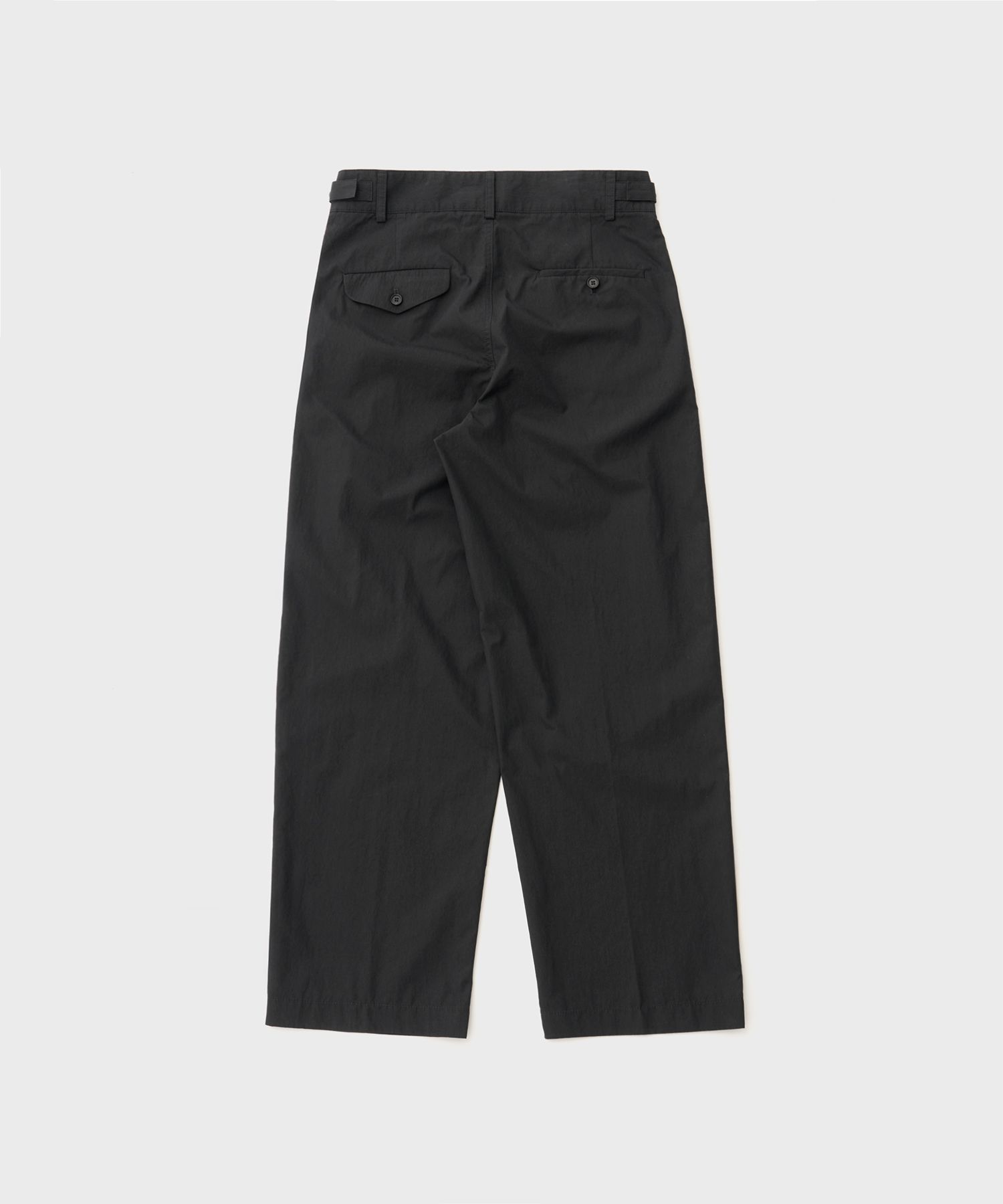 MUSINSA | ANOTHER OFFICE Santiago Officer Pants (Almost Black)