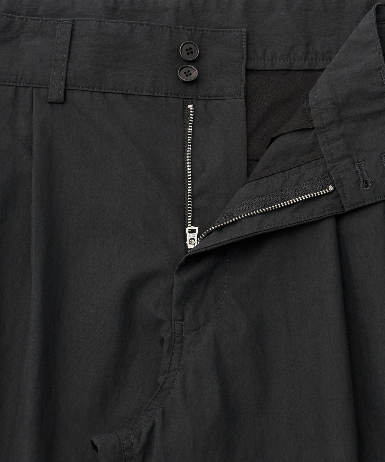 MUSINSA公式 | ANOTHER OFFICE Santiago Slacks Standard (Black)