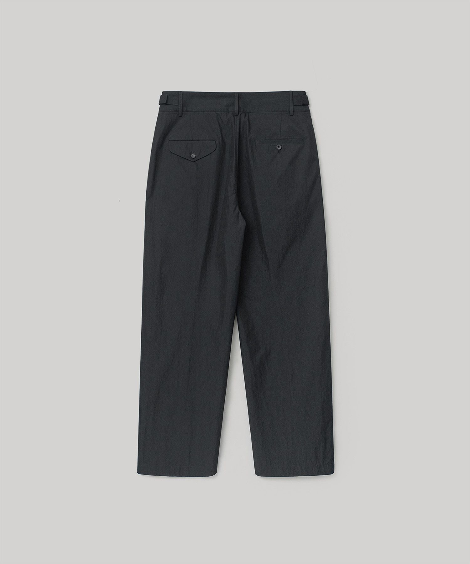 어나더 오피스(ANOTHER OFFICE) Santiago Officer Pants (Almost Black