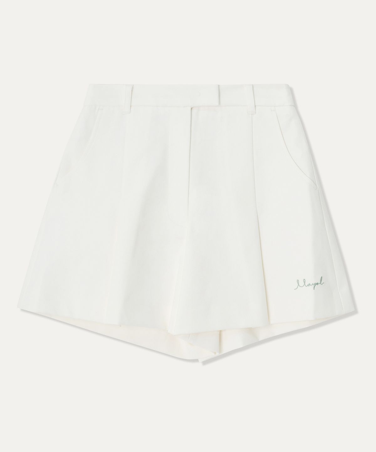 마욜(MAYOL) 주름 팬츠_아이보리